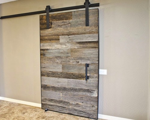 reclaimed wood door, reclaimed door, recycled wood door