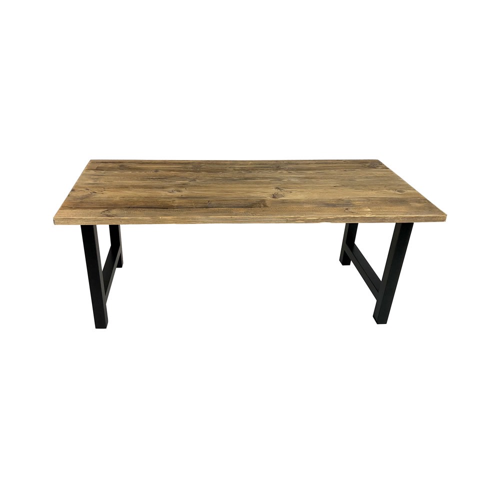  Brown barn wood table 