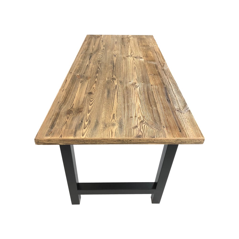  Brown barn wood table 