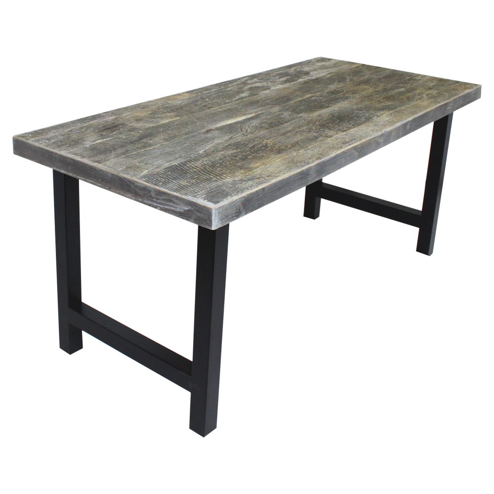  Grey barn wood table 