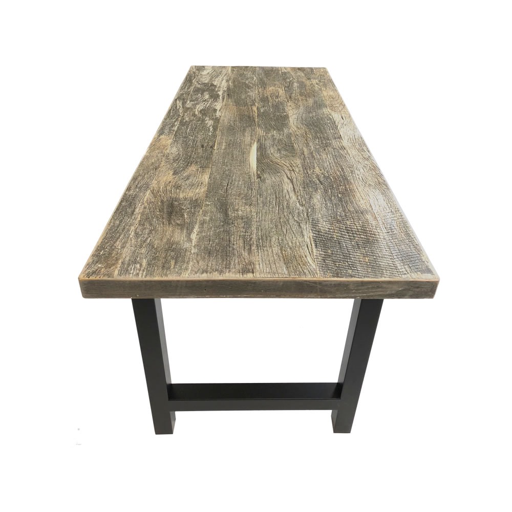  Grey barn wood table 