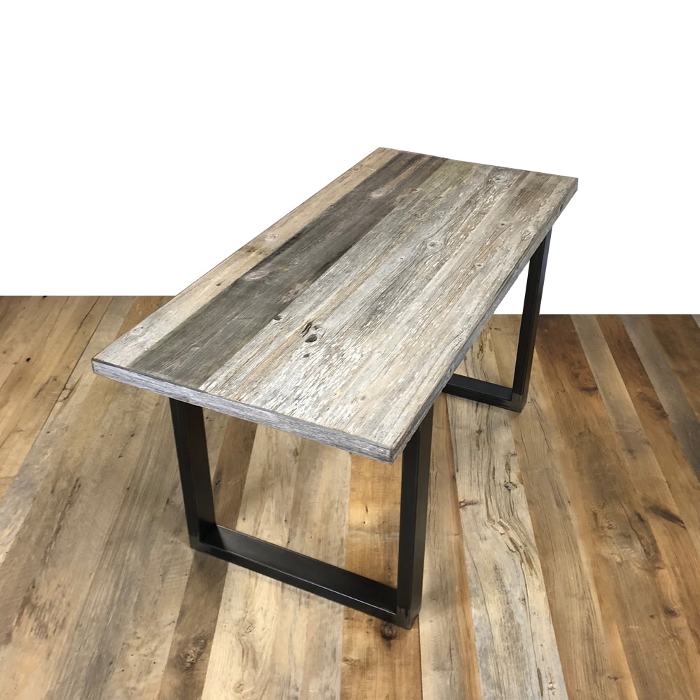  Grey barn wood table 