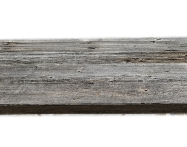  Grey barn wood table 