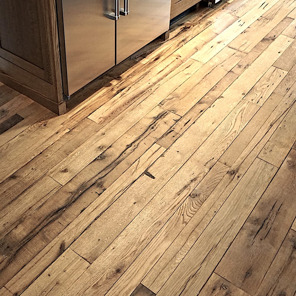  Reclaimed oak flooring 